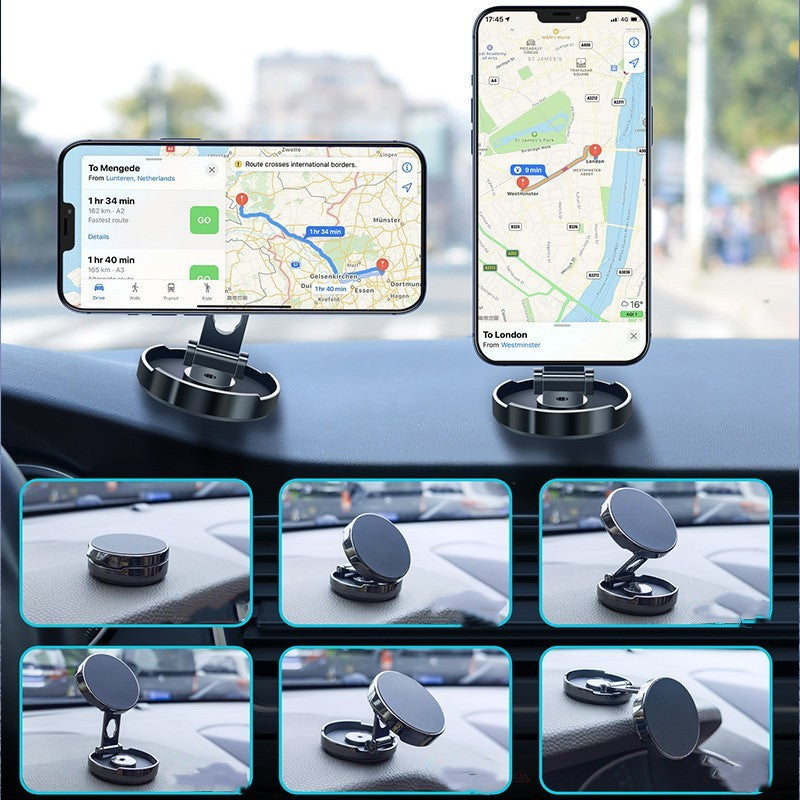Foldable Vacuum Magnetic Car Phone Holder