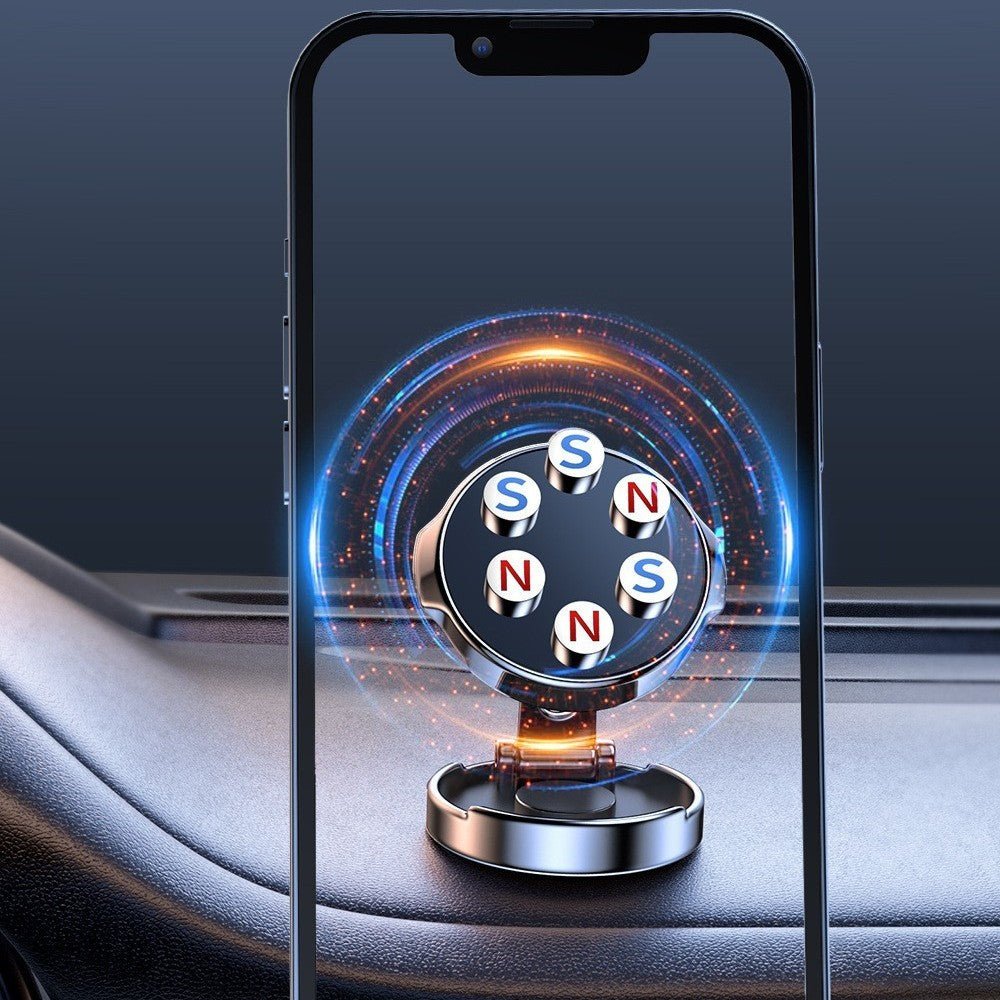 Foldable Vacuum Magnetic Car Phone Holder